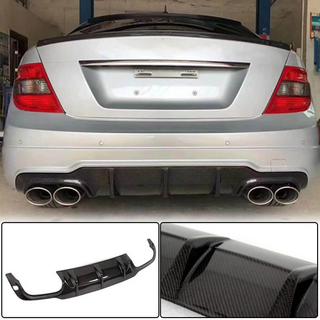 Achterbumper diffuser V1 (voor AMG SD/Coupe 2012-2014, carbon) foto 1