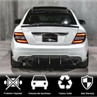 Mercedes C-klasse W204 2007–2015 Achterbumper diffuser V2 (voor AMG SD/Coupe 2012-2014, carbon) foto 2