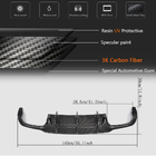 Mercedes C-klasse W204 2007–2015 Achterbumper diffuser V2 (voor AMG SD/Coupe 2012-2014, carbon) foto 5