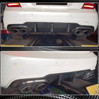 Mercedes C-klasse W204 2007–2015 Achterbumper diffuser V3 (voor AMG SD/Coupe 2012-2014, carbon) foto 3