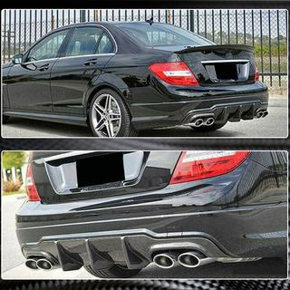 Achterbumper diffuser V3 (voor AMG SD/Coupe 2012-2014, carbon) foto 4