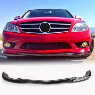 Voorbumper lip spoiler (voor AMG-Line 2008-2011, carbon) foto 1
