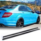 Mercedes C-klasse W204 2007–2015 Sideskirts (voor AMG SD, carbon) foto 1