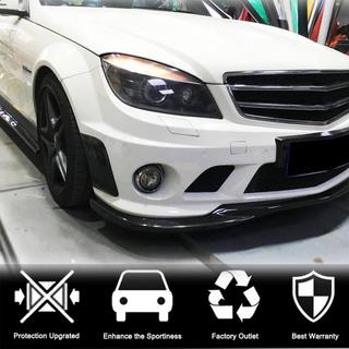 Carbon opzetstukken voor de voorbumper (voor C63 AMG Sedan 2008-2011) foto 2