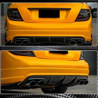 Achterbumper diffuser V3 (voor AMG SD 2008-2011, carbon) foto 3