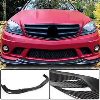 Voorbumper frontlip Lip V3 (voor AMG 2008-2011, carbon) foto 1