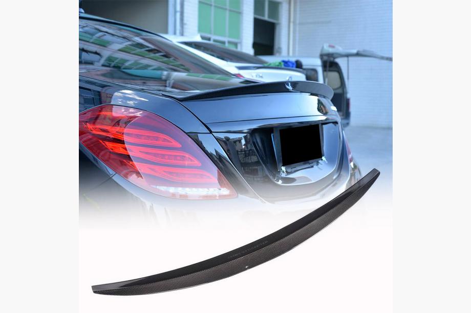 Mercedes S-Class W222 2013–2022 Spoiler V4 (Carbon) Image