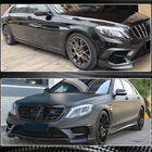 Mercedes S-Class W222 2013–2022 Voorbumper inserts V1 (voor S63 AMG 2014-2017, carbon) foto 4