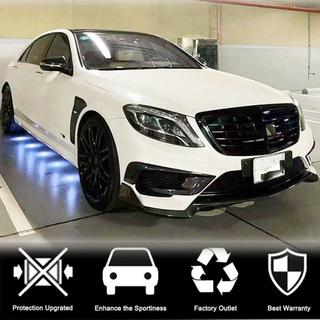 Voorbumper inserts V1 (voor S63 AMG 2014-2017, carbon) foto 3