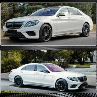 Side skirts (voor S63 AMG 2014-2017, carbon) foto 3