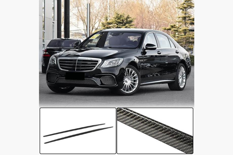 Mercedes S-Class W222 2013–2022 Side skirts (voor S63 AMG 2014-2017, carbon) Foto 1