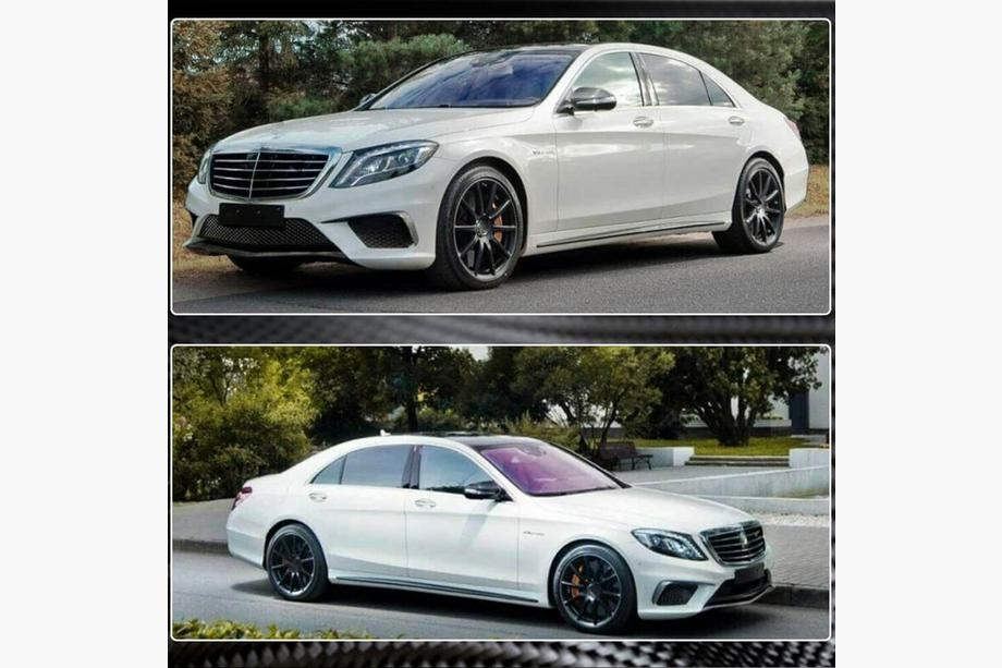Mercedes S-Class W222 2013–2022 Side skirts (voor S63 AMG 2014-2017, carbon) Foto 3
