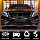 Mercedes S-Class W222 2013–2022 Voorbumper lip (voor S63 AMG 2014-2017, carbon) foto 2