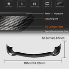 Mercedes S-Class W222 2013–2022 Voorbumper lip (voor S63 AMG 2014-2017, carbon) foto 5