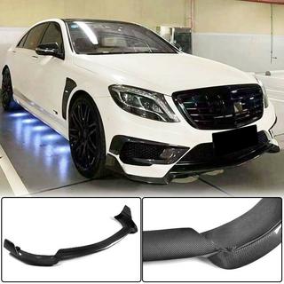 Voorbumper lip (voor S63 AMG 2014-2017, carbon) foto 1