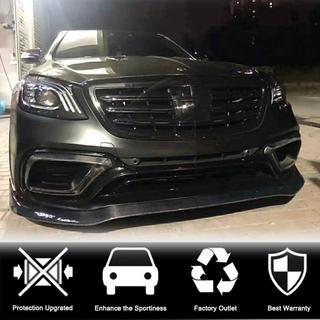 Front bumper lip (voor S63/S65 AMG 2018-2022, carbon) foto 3
