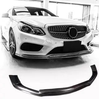 Frontbumper lip spoiler add-on Lip V1 (voor AMG-Line 2013-2016, carbon) foto 1