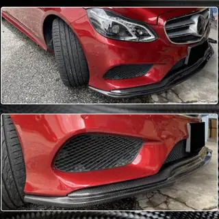 Frontbumper lip spoiler add-on Lip V1 (voor AMG-Line 2013-2016, carbon) foto 3