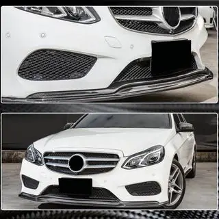 Frontbumper lip spoiler add-on Lip V1 (voor AMG-Line 2013-2016, carbon) foto 4