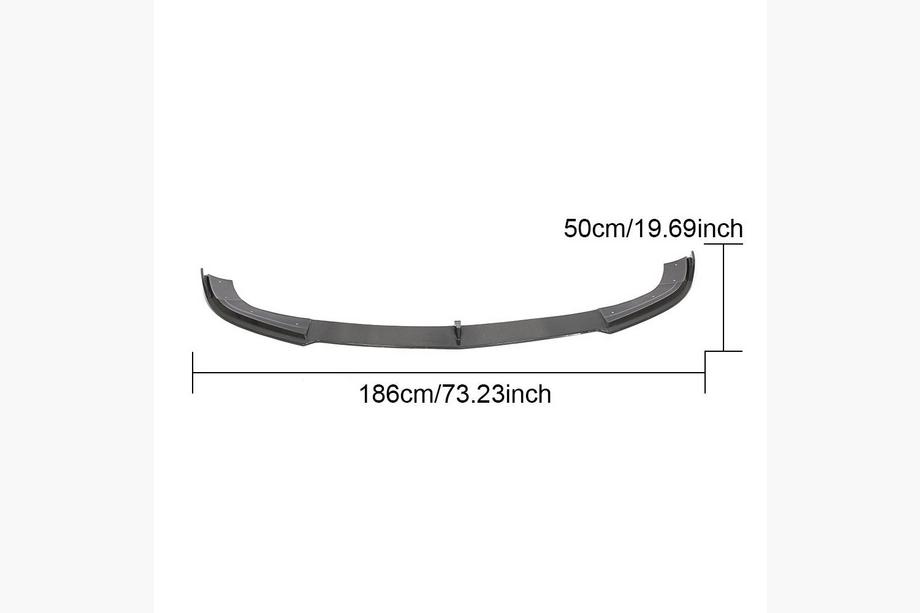 Mercedes E-klasse W212 2009–2016 Front bumper lip Lip V2 (voor AMG-Line 2013-2016, carbon) Foto 6