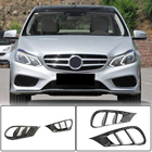 Mercedes E-klasse W212 2009–2016 Inserts voor voorbumper (voor AMG-Line 2013-2016, carbon) foto 1