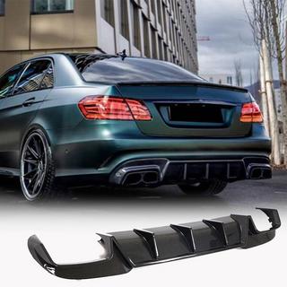Achterbumper diffuser V2 (voor E63 AMG 2013-2016, carbon) foto 1