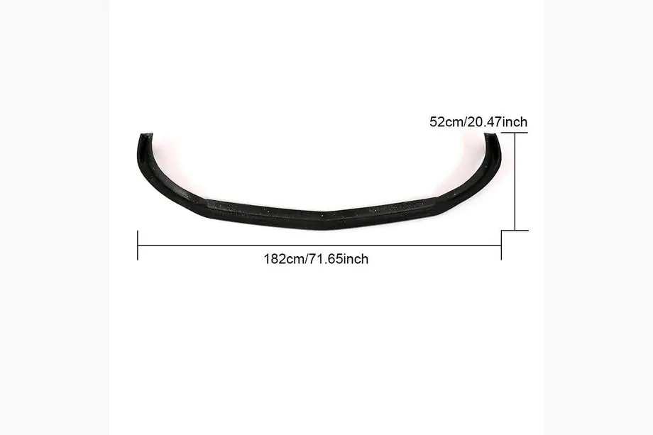 Mercedes E-class W213 2016–2023 Front bumper lip Lip (voor Base 2016-2019, carbon) Foto 6
