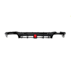 Mercedes E-class W213 2016–2023 Achterbumper diffuser met uitlaatsierstukken V1 (voor AMG/AMG-Line 2016-2019, carbon) foto 4