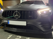 Mercedes E-class W213 2016–2023 Front bumper lip (voor AMG-Line 2020-2023, carbon) foto 9