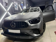 Mercedes E-class W213 2016–2023 Front bumper lip (voor AMG-Line 2020-2023, carbon) foto 8