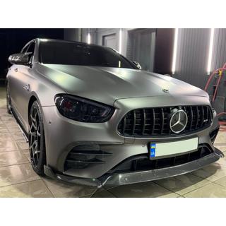Front bumper lip (voor AMG-Line 2020-2023, carbon) foto 4