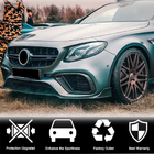 Mercedes E-class W213 2016–2023 Voorbumper lip Lip V1 (voor E63 AMG 2016-2019, carbon) foto 2