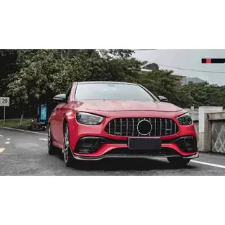 Frontlip voor voorbumper (voor E63 AMG 2020-2023, carbon) foto 2