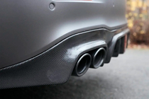 Mercedes E-class W213 2016–2023 Achterbumper diffuser (voor E63 AMG 2020-2023, carbon) foto 2