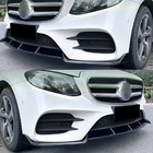 Mercedes E-class W213 2016–2023 Voorbumper lipspoiler (voor AMG-Line / E43 AMG 2016-2019, kunststof) foto 2