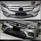 Mercedes E-class W213 2016–2023 Voorbumper lip Lip V1 (voor AMG-Line / E43 AMG 2016-2019, carbon) foto 4