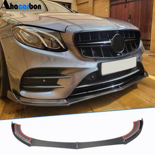 Voorbumper lip Lip V1 (voor AMG-Line / E43 AMG 2016-2019, carbon) foto 1