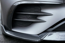 Mercedes E-class W213 2016–2023 Voorbumper lip spoiler (voor AMG-Line 2020+, dry carbon) foto 2
