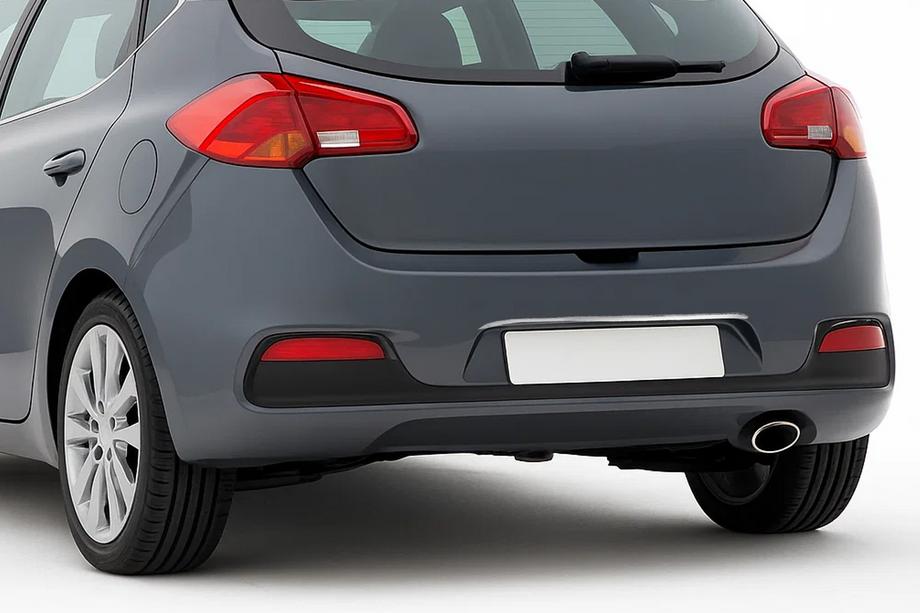 Kia Ceed 2012–2018 RVS sierlijst boven kenteken voor HB Image
