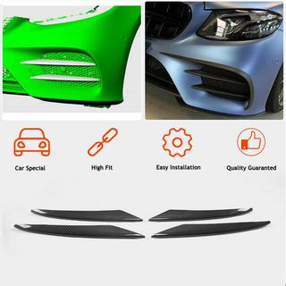 Frontbumper splitters (voor AMG-Line/E43 AMG 2016-2019, carbon) foto 2