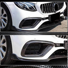 Mercedes E-class W213 2016–2023 Carbon frontbumper splitters (voor E63 AMG 2016-2019) foto 3