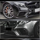 Mercedes E-class W213 2016–2023 Carbon frontbumper splitters (voor E63 AMG 2016-2019) foto 4