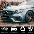 Mercedes E-class W213 2016–2023 Carbon frontbumper splitters (voor E63 AMG 2016-2019) foto 5