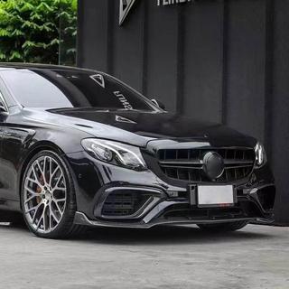 Carbon frontbumper splitters (voor E63 AMG 2016-2019) foto 2