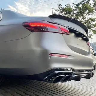 Spoiler V7 (Carbon) Mercedes E-сlass W213 2016–2023 foto 4