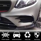 Mercedes E-class W213 2016–2023 Voorbumper afdeklijsten V1 (voor E43 AMG 2016-2019, carbon) foto 3