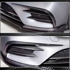 Mercedes E-class W213 2016–2023 Voorbumper afdeklijsten V1 (voor E43 AMG 2016-2019, carbon) foto 4