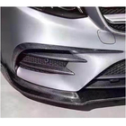 Mercedes E-class W213 2016–2023 Carbon voorbumper inzetstukken V2 (voor E43 AMG 2016-2019) foto 2