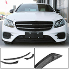 Mercedes E-class W213 2016–2023 Voorbumper lip Lip V2 (voor AMG-Line / E43 AMG 2016-2019, carbon) foto 1