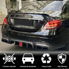 Mercedes E-class W213 2016–2023 Achterbumperdiffuser met uitlaatsierstukken V2 (voor AMG/AMG-Line 2016-2019, carbon) foto 3
